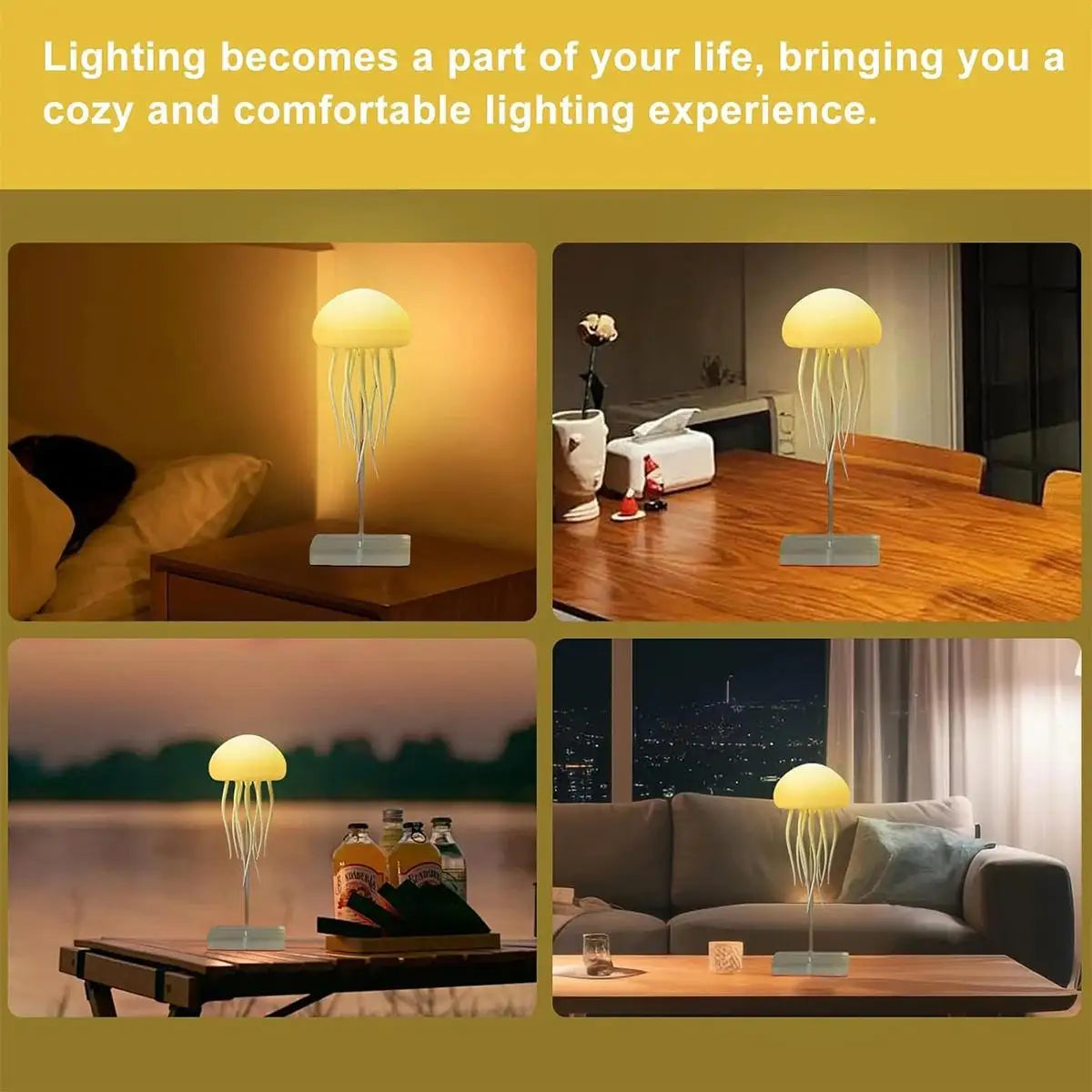 Jellyfish Night Light Floating Lamp