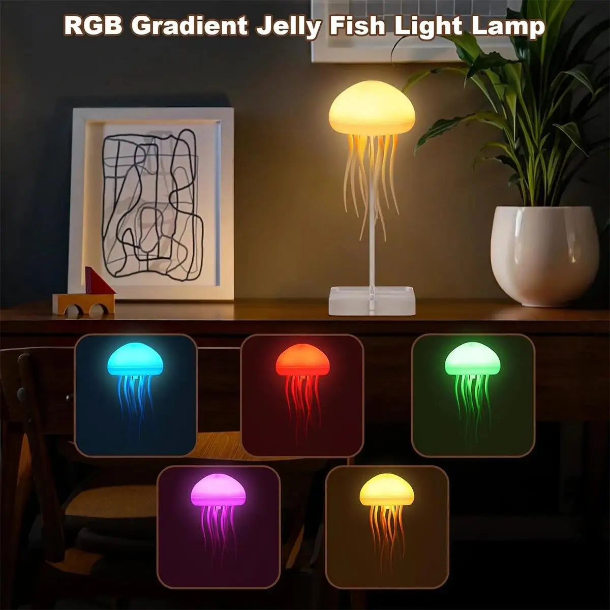 Jellyfish Night Light Floating Lamp