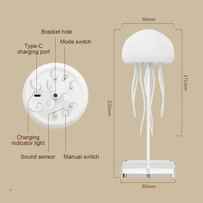 Jellyfish Night Light Floating Lamp