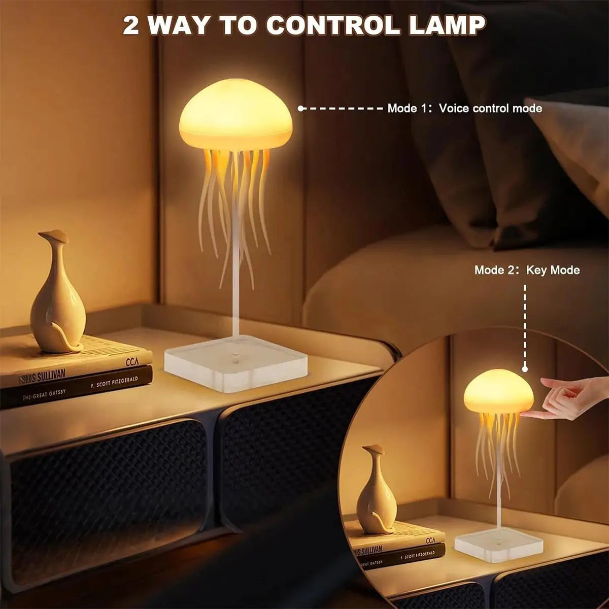 Jellyfish Night Light Floating Lamp